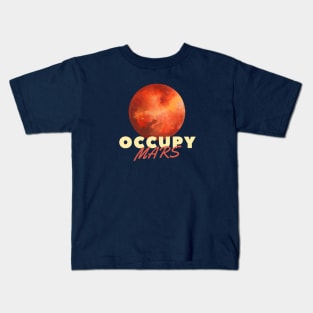 Occupy mars Kids T-Shirt